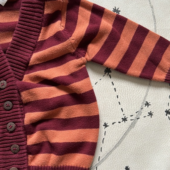 kate quinn organics striped cardigan 12-18m - Picture 3 of 3
